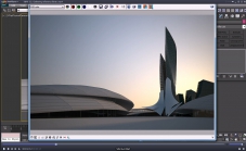 V-Ray与PS建筑夜景渲染制作视频教程