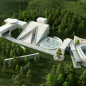 用三维艺术向建筑大师致敬
