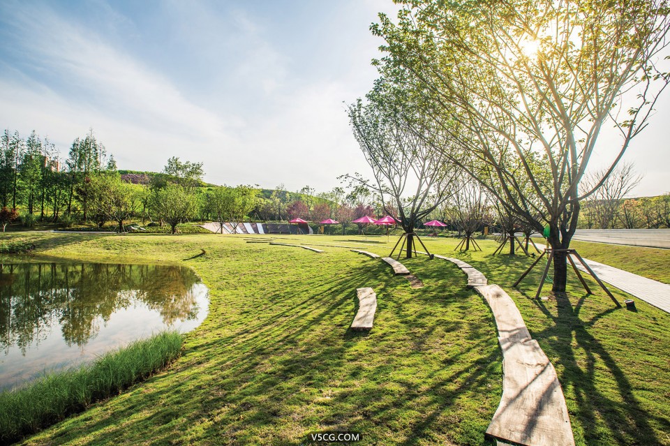 重庆公园景观设计 绿色草坪.jpg