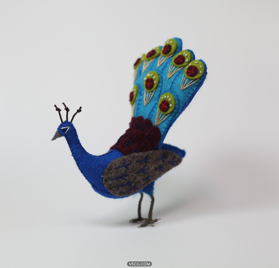 Colorful-Handcrafted-Peacocks-by-Jill-Ffrench-5.jpg