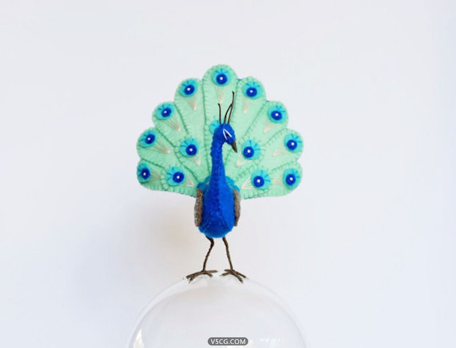 Colorful-Handcrafted-Peacocks-by-Jill-Ffrench-8.jpg