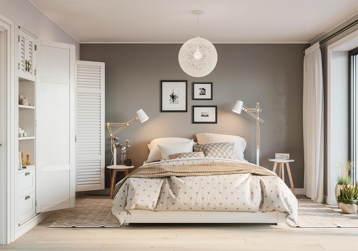 经典的简洁淡色系卧室装修，99%的人都爱上了1.jpg