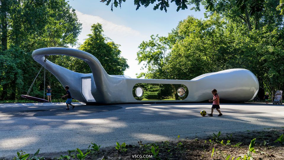 儿童游乐装置Beatrixpark,阿姆斯特丹