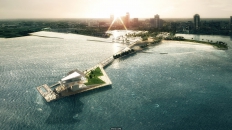 圣彼得堡码头概念设计通过市政审批