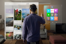 微软发全息影像头戴装置HoloLens 体验很真实