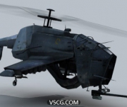科幻直升机模型
