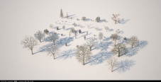 个人整理枯树模型（代理贴图齐全）（第二季）版本max 2009