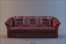 欧式皮沙发1