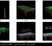 Avshare - Billiards - 3D Models（台球相关模型）