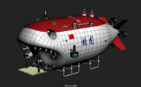 蛟龙潜水艇模型