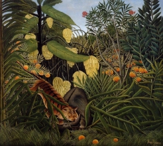 亨利·卢梭笔下的野生“动物园”