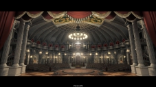 Biohazard Opera House Project concept of Art for 3dsmax vray3.0