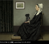 Christian Louboutin 2011油画风格时尚大片