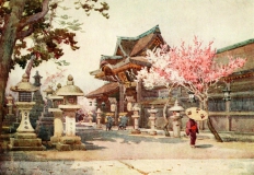 19世纪英国水彩画家EllaDuCane笔下的日本