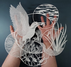 Pippa Dyrlaga 的剪纸艺术系列