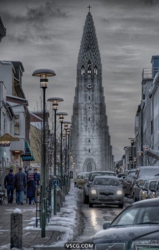冰岛现代哥特式教堂/Iceland – Reykjavik, Modern Gothic Church