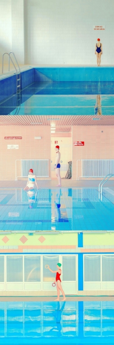 斯洛伐克摄影师Maria Svarbova泳池系列作品。