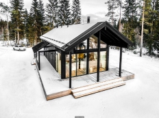 芬兰原生态木质小屋